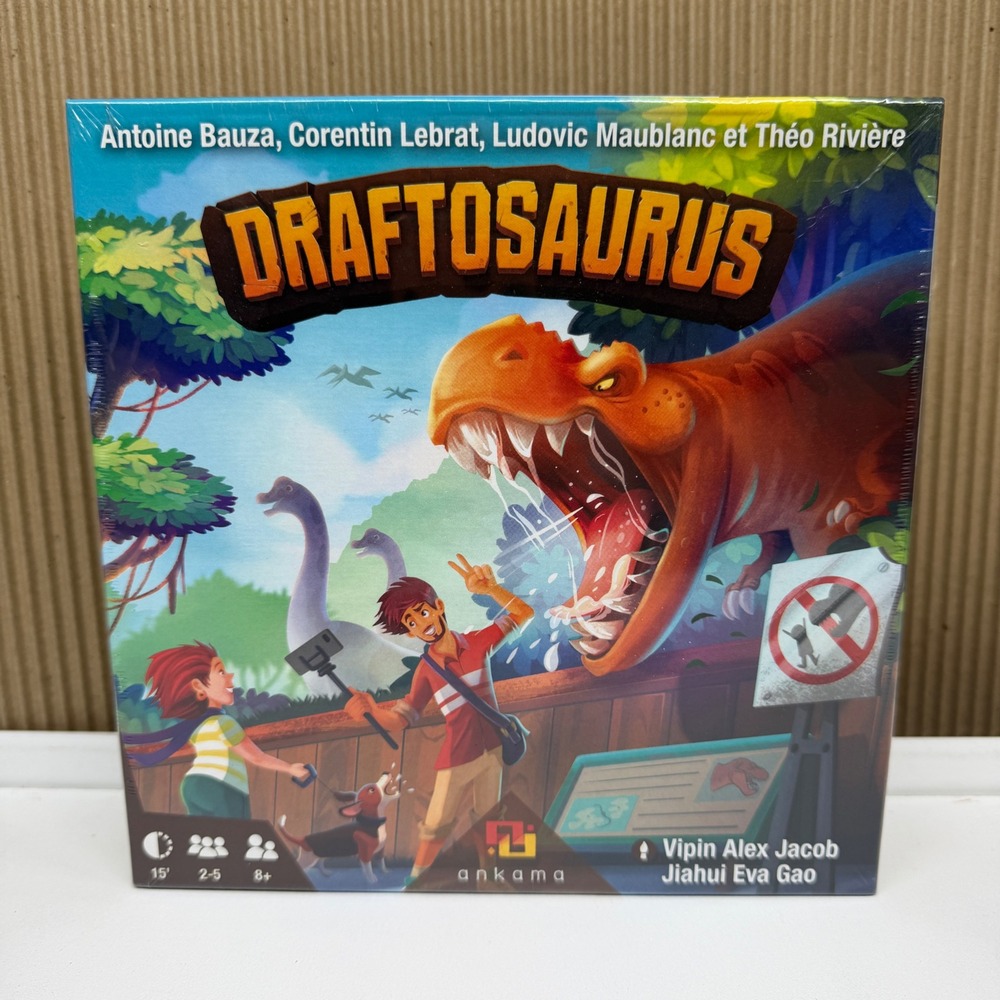 Draftosaurus Board Game Dinosaur Drafting Strategy Family Rare New Sealed OOP